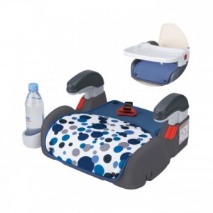 Minimoto: ISO-FIX 2合1汽車安全座椅(藍色) 連兩椅墊